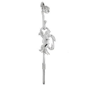 Ss  Crab Esprit Bracelet W/cbc Tag & Ss Wraps 7.0 Inch - S059CRAB70