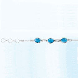 Ss Mar Azul Betania Larimar Bracelet - MAL139SB