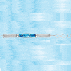 Ss Mar Azul Geo Opal & Larimar Bracelet - MAL147SB