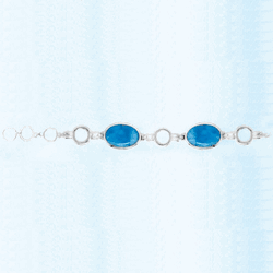 Ss Mar Azul Larimar Bracelet - MAL132SB
