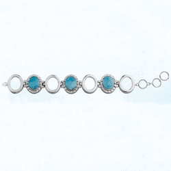 Ss Mar Azul Larimar Vivian Bracelet - MAL134SB