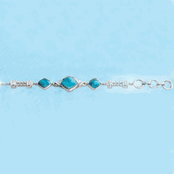 Ss Mar Azul Marabelle Larimar Bracelet - MAL142SB
