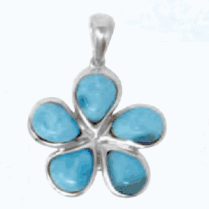 Ss Mar Azul Primavera Larimar Pendant - MAL143SP