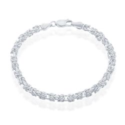 Sterling Silver 5MM Open Byzantine - 18 Inch - BZS-85-18