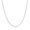 Sterling Silver Curb 050 Chain - Rhodium Plated - 20 Inch - Q-5452-20