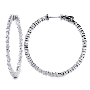 Sterling Silver Gold Plated and CZ Hoop Earrings DAZ-DCE-345