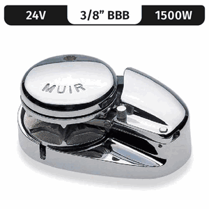 Storm Vr3500, Stainless Steel, 24v, 1500w Low-profile, Vert. Rope/chain Windlass F/ 3/8"bbb - M3500l24-3/8b
