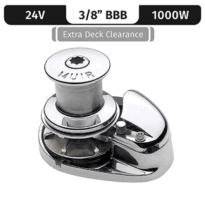 Storm Vrc1250, Stainless Steel, 24v/1000w Capstan, Vert. Rope/chain Long Shaft 3/8"bbb - M1250c24x-3/8b