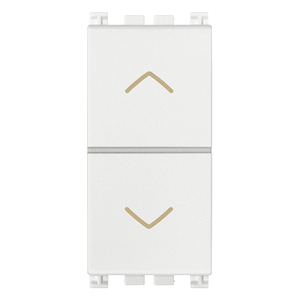 Switch: 2p Two-button W/arrows White, Arke - Vm19060.b