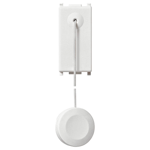 Switch: Momentary,1p1t (no)10a White, Cord-operated, Plana  - Vm14052