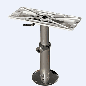 Table Column, Gas Adj Ht, 475-720mm, 18.7-28.3" Twist-lock Base, Anodized