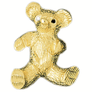 Teddy Bear Gold Charm DAZ-2446