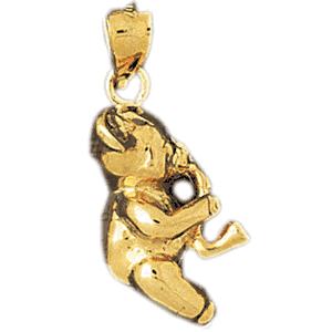 Teddy Bear Gold Charm DAZ-2480