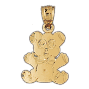 Teddy Bear Gold Charm DAZ-2490