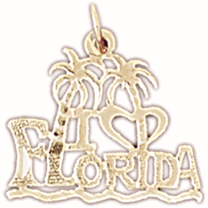 14K Gold Travel Charm-Daz-5006