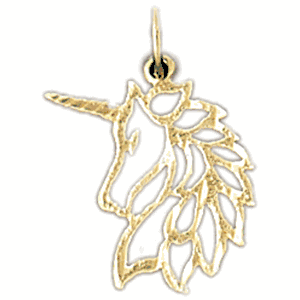 Unicorns Gold Charm DAZ-1882