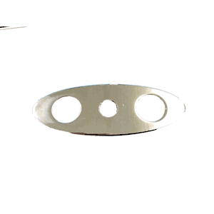 W38 Mounting Plate W/ Ctr Hole For Bulkhead Fitting