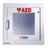 AED Wall Cabinet: Fully-Recessed with Alarm, Security Enabled
