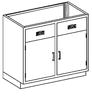 Blickman Base Cabinet Model DB