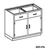 Blickman Base Cabinet Model DD