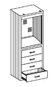 Blickman Desk Cabinet Model DC