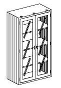 Blickman Equipment and Supply Cabinet Model ES
