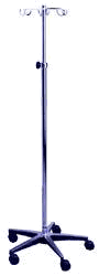 Blickman Five-Leg IV Stands Stainless Steel - 6 Hook