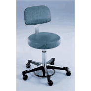 Blickman Pneumatic Chrome Stools - Model 1206 Blickman Pneumatic Chrome Stools - Model 1206