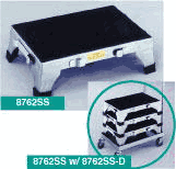 Blickman Stainless Steel Foot Stool - EZ Stacking