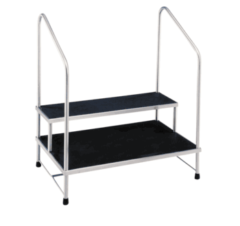 Blickman Stainless Steel Foot Stools Model 7764MR-HR