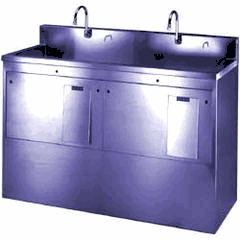 Blickman Surgical Scrub Sinks - Series 8000 - 1 place
