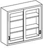 Blickman Wall Cabinet Model F