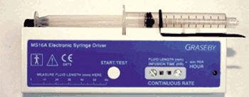 Graseby Medical Model MS16A Desferal Therapy Syringe Pump
