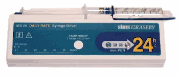 Graseby Medical Model MS26 Palliative Care Syringe Driver