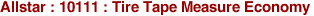 Allstar : 10111 : Tire Tape Measure Economy