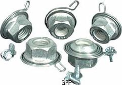 Allstar : 44108 : Glueless Lug Nut Kit 5/8'' Coarse Thread - 5 pack