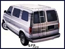 Aluminum Ladder - Chevrolet Astro Minivan - 3 Step|200C by Surco