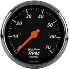 Auto Meter : 1498 3 1/8" Designer Black -  Tachometer - Electric - 7,000 RPM