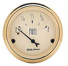 Auto Meter : 1506 2 1/16 Golden Oldies - Fuel Level Gauge - 240 Ohm Empty / 33 Ohm Full