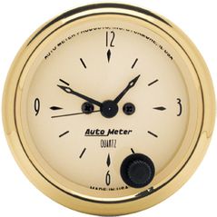 Auto Meter : 1586 2 1/16 Golden Oldies - Clock