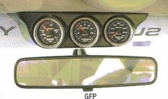 Auto Meter : 18023 : 2000 - 2005 Chevrolet Fullsize : 2 1/16" Triple Overhead Console Pod