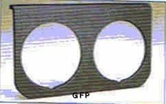 Auto Meter : 3231 2 5/8" Mounting Panels-Black Single Hole For Use With All 2 5/8" Auto Meter And Auto Gauge Gauges