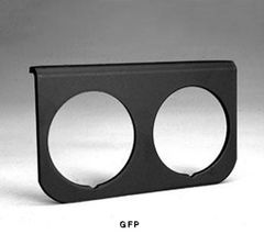 Auto Meter : 3232 2 5/8" Mounting Panels-Black Double Hole For Use With All 2 5/8" Auto Meter And Auto Gauge Gauges