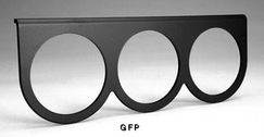 Auto Meter : 3233 2 5/8" Mounting Panels-Black Triple Hole For Use With All 2 5/8" Auto Meter And Auto Gauge Gauges