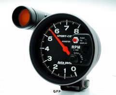 Auto Meter : 3905 5" Sport-Comp -  -  Pedestal Mount 8,000 RPM Tachometers-Shift-Lite