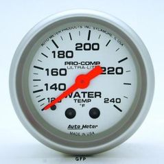 Auto Meter : 4333 2 1/16" Ultra-Lite -  Water Temperature Gauge - Mechanical -  120-240 Degrees F