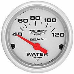 Auto Meter : 4337-M : 2 1/16" - Ultra Lite - Water Temperature - 40 - 120 deg F
