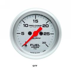 Auto Meter : 4360 2 1/16"  Ultra-Lite -  Fuel Pressure Gauge - Electric - Full Sweep - 0-30 PSI
