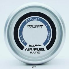 Auto Meter : 4375 2 1/16" Ultra-Lite -   Air Fuel Ratio Gauge - Electric - Full Sweep - Lean-Rich