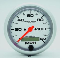 Auto Meter : 4487 3 3/8" Ultra-Lite -  Speedometer - Electric -  In-Dash - Programmable - 120 MPH